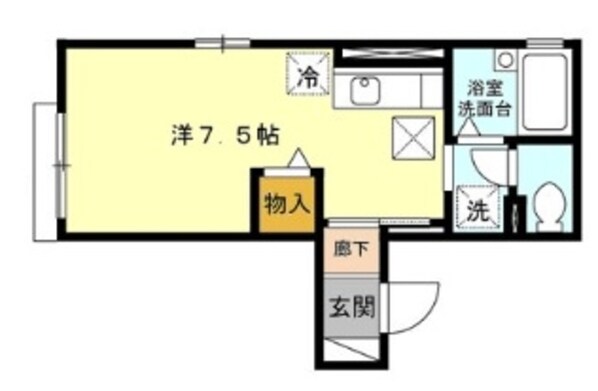 アベニュー本駒込の物件間取画像